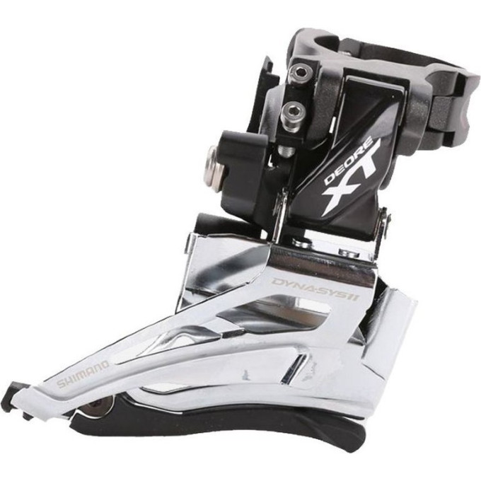 Переключатель передний SHIMANO XT, M8025-H, ДЛЯ 2X11, ВЕРХН. ХОМУТ, ВЕРХН. ТЯГА IFDM8025HTX6