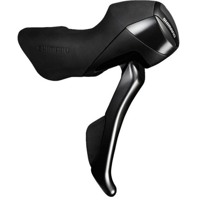 Шифтер/Тормозная ручка SHIMANO NON-SERIES ST-RS405, правый, 10 скоростей, с тросом переключателя, темно-серый ISTRS405RI