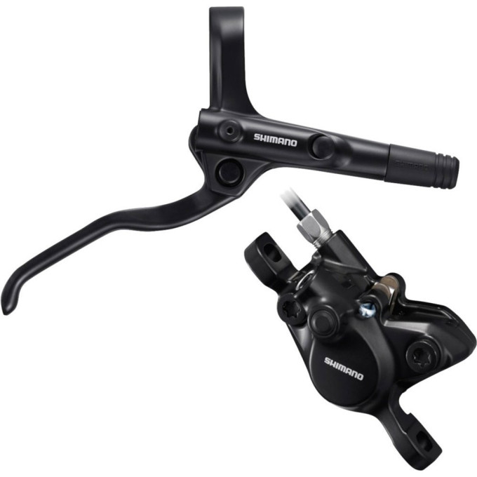 Тормоз дисковый SHIMANO MT MT200, BL(правый)/BR(задний), полимерные колодки, 1700мм, черный EMT200KRRXRA170