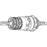 Запасная часть SHIMANO к планетарной втулке, к SG-3C41, Internal assembly, ось 168мм Y35U98010
