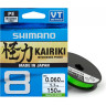 Леска плетёная SHIMANO KAIRIKI 4 PE 150 м разноцветная 0,06 мм 4,4 кг LDM54TE0606015M