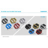 Педали велосипедные SHIMANO EF205, топталки, алюминий, золотой EPDEF205K