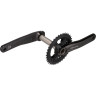 Система SHIMANO DEORE, M6000-2, 170 мм, интегрированный вал, 10 скоростей, 36/26T без каретки, черный EFCM6000CX66X