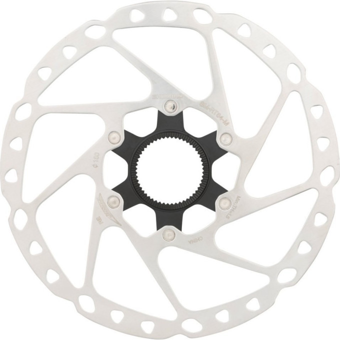 Тормозной диск SHIMANO RT64, 180мм, C.LOCK, с стопорным кольцом внешние шлицы ESMRT64MEC