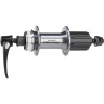 Втулка задняя SHIMANO DEORE, M6000, 32 отверстия, 8/9/10 скоростей, C.LOCK, QR, с пыльником, серебристый EFHM6000BZAS